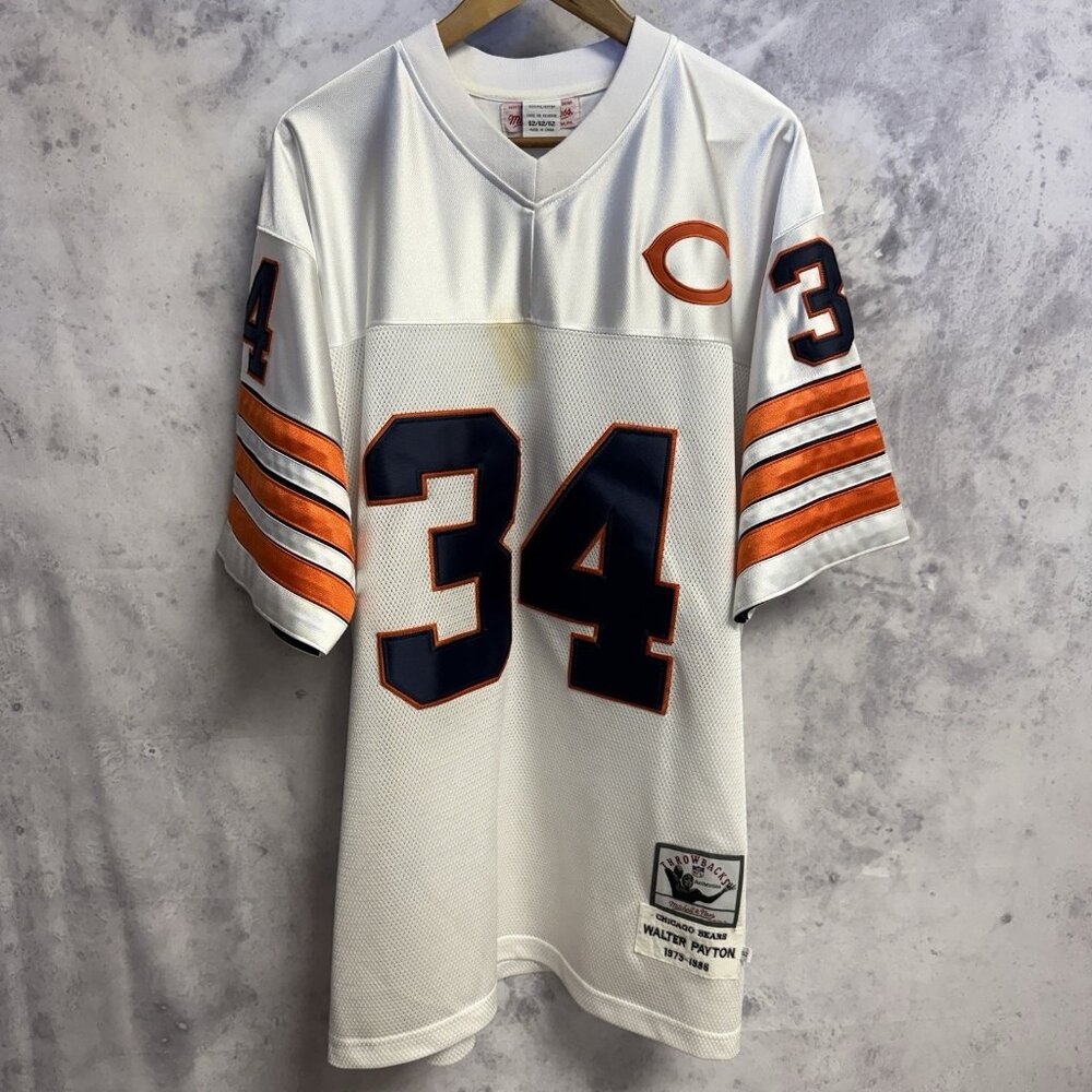 Walter Payton Chicago Bears Mitchell Ness Throwback Stitched Jersey Mens 52